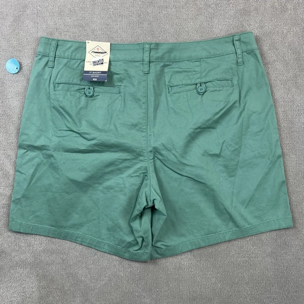St. John's Bay Size 14 Women Green Secretly Slender Mid-Rise 7